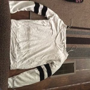 Soft light gray long sleeve shirt